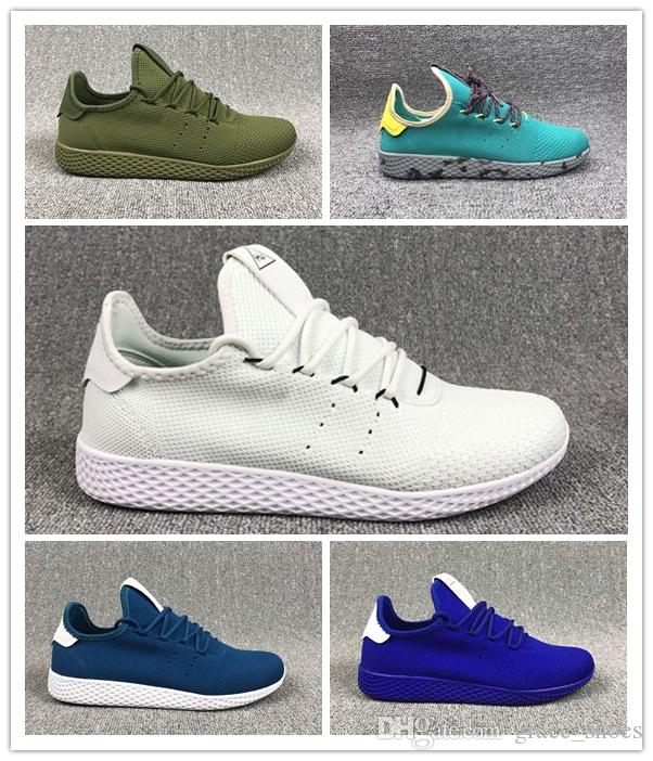 

Summer Reflective Static PW Pharrell Williams x Stan Smith Tennis Hu Primeknit Upper Men Women Breathable Jogging Running Shoes EUR 36-45, Color3