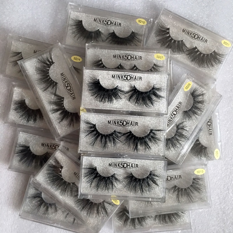 

2019 NEW False Eyelashes 3D Mink Eyelashes 25mm Natural Long Mink Lashes High Volume Fluffy Eyelash Makeup Tool