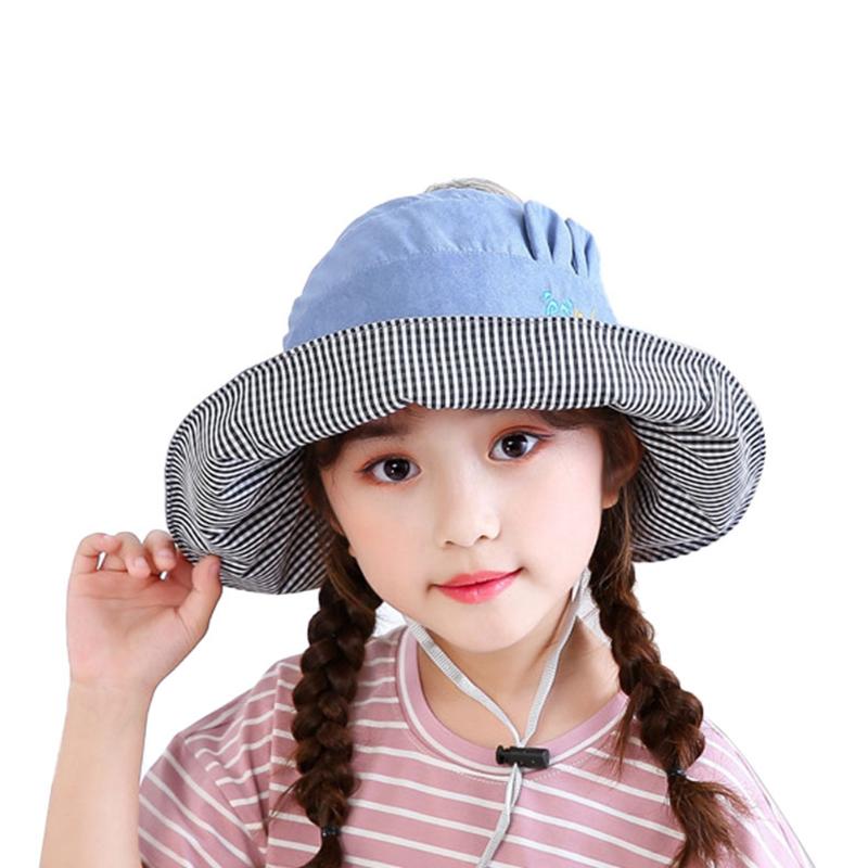 

Kid Baby Sun Hat Summer Wide Brim UV Protection Bucket Visor Hat for Boys Girls 1-8 Years, Green