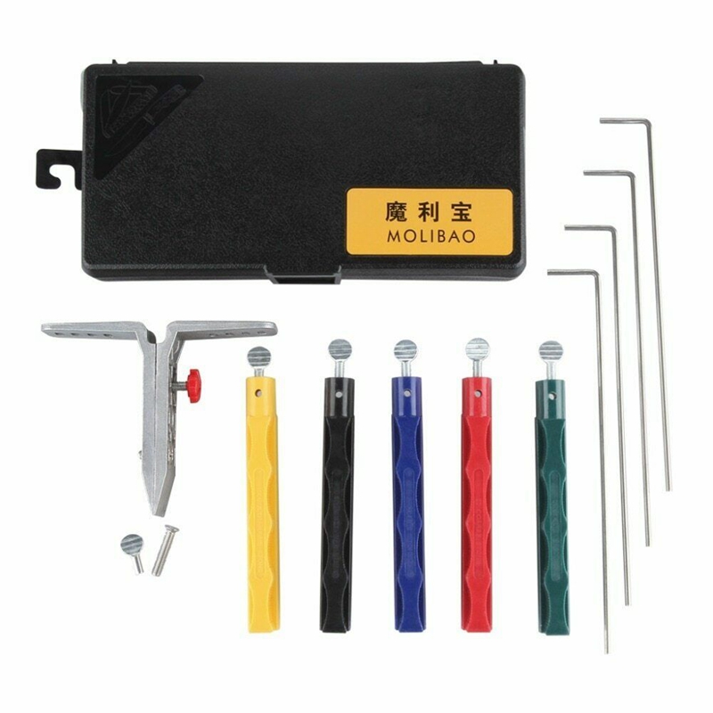 

2020 Knife Sharpener Deluxe 5 Whetstones Set Sharpening System Lansky Deluxe Tool Abrasive Block Tools For Woodworking 5pcs/set
