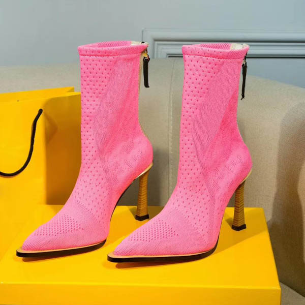 

Nubuck leather ankle boots Tooling naked boots pointed toes Single women shoes Short boot Martin boots, Black