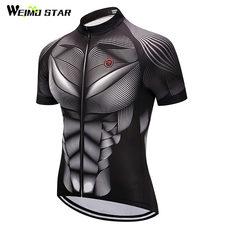 

Weimostar Summer Cycling Clothing Team Racing Sport Cycling Jersey 2020 Breathable Bicycle Wear Clothes MTB Bike Jersey Shirt X1, Color 6