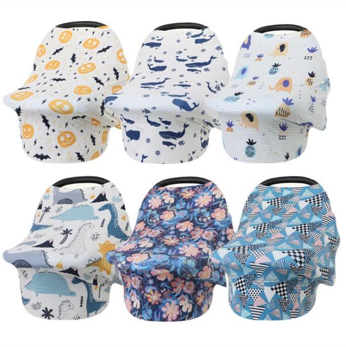 

Baby Nursing Cover Infant Stroller Car Seat Cover Shopping Cart Cover High Chair Canopy Breast Feeding Covers Breastfeeding Shawl Wrap C7325