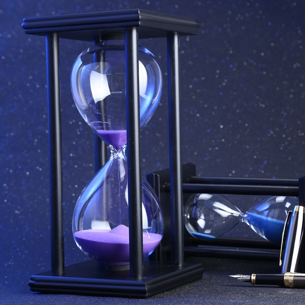 

60 Minutes Hourglass Sand Timer For Kitchen School Modern Wooden Hour Glass Sandglass Sand Clock Timers Home Decoration Gift