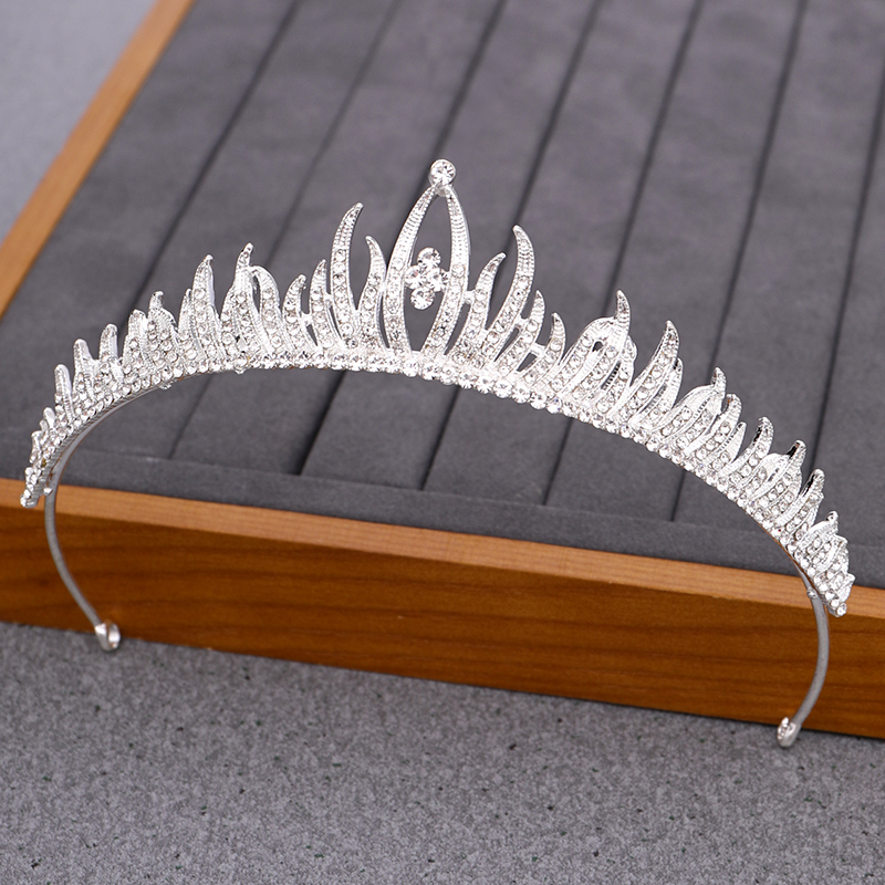 

Other NPASON Silver Rhinestone Crown Princess Wedding Tiara Headband Bride And Tiaras Hair Accessories Ladies Headpiece