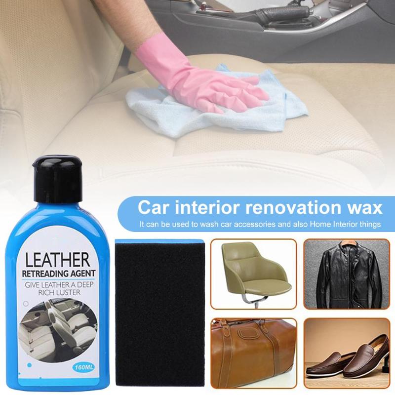 

New 160ml Plastic Parts Retreading Agent Wax Instrument Panel Wax Reducing Agent Magic Maintenance Cleaner Refurbisher