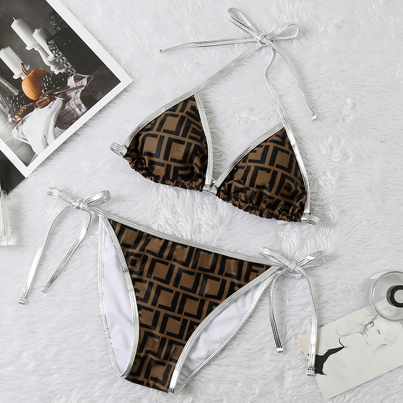 

F Sexy Swimwear Women bikini 2020 Swimsuit Women swimming suit Bikinis Set Vintage Beach biquinis feminino bikinis, White;black