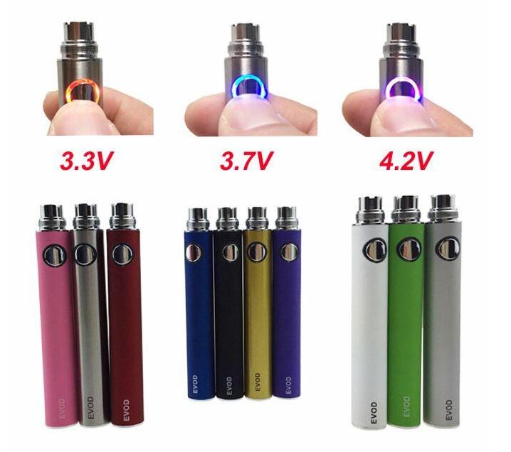 

EVOD Variable Voltage battery 650mAh 900mAh 1100mAh evod twist eGo ecig batteries for MT3 CE4 CE5 atomizer
