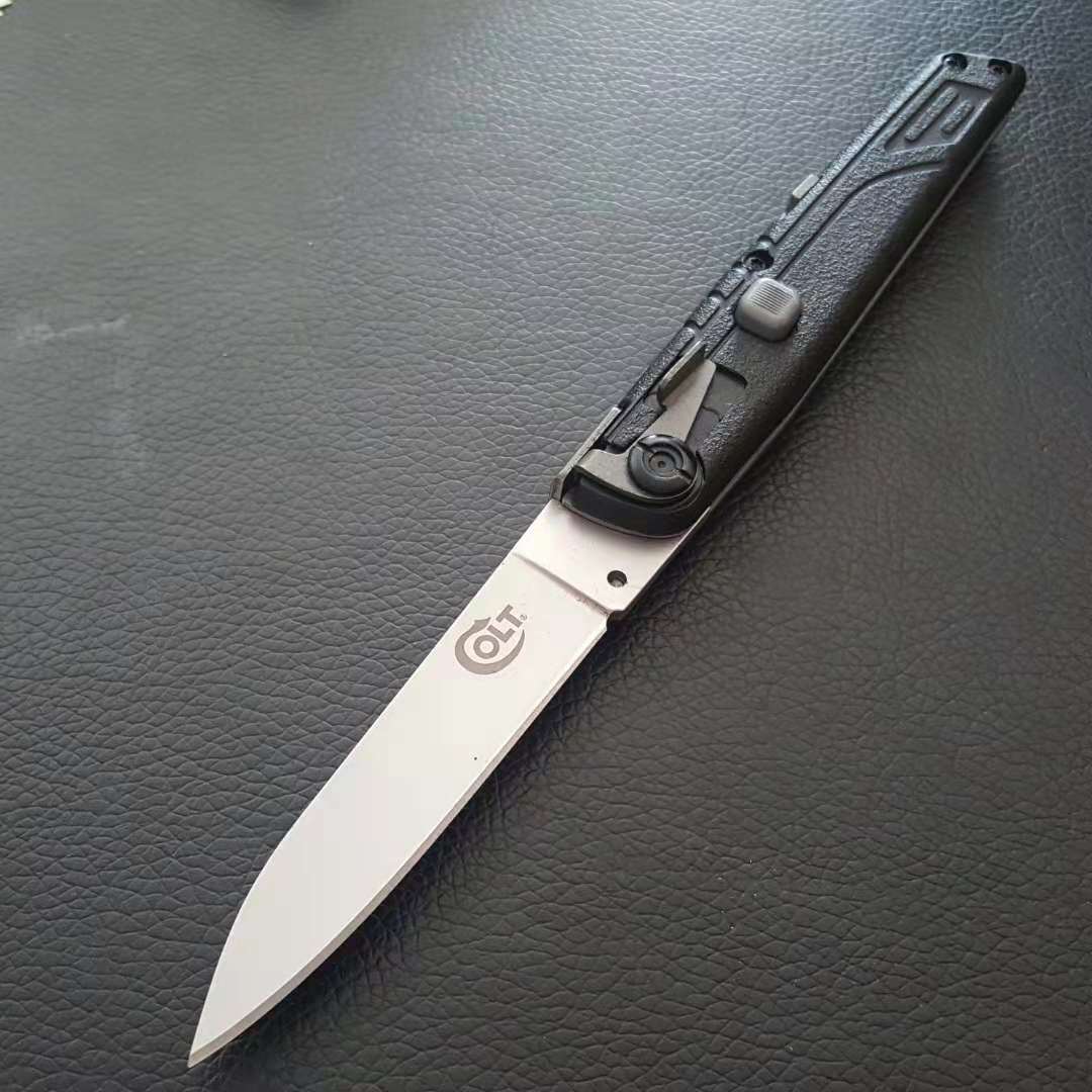 

Colt II single action tactical self defense folding edc knife camping pocket auto knife hunting knives xmas gift Adru