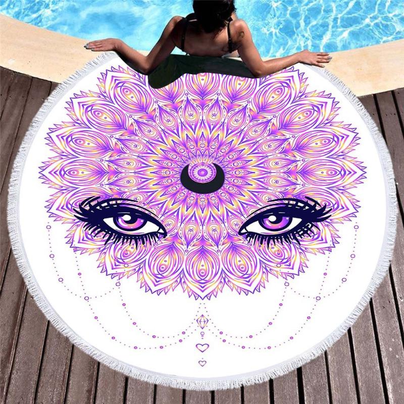 

Printing Tapestry Wall Hanging Beach Towel Picnic Blanket Yoga Mat Swimming Supplies Summer Beach Towel Mandala