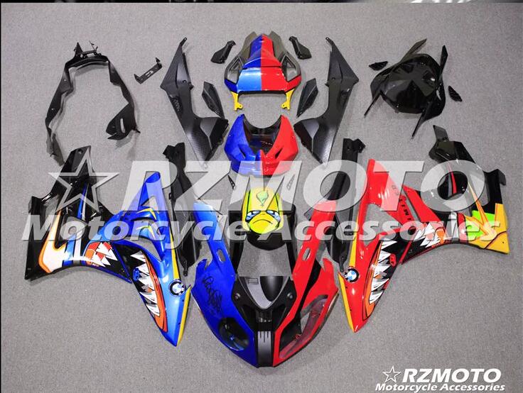 

New ABS motorcycle Fairing Kits 100% Fit For BMW S1000RR 2009 2010 2011 2012 2013 2014 S1000RR All sorts of color NO.f1, Black