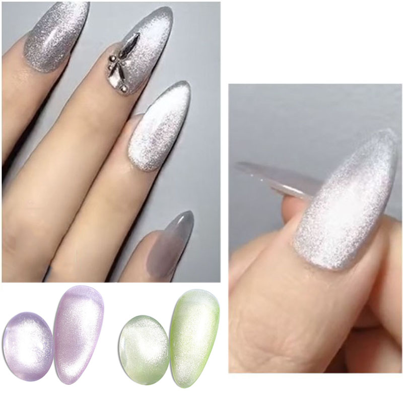 

8ML Crystal Cat Eye Nail Gel Polish Shining 3D Effect Soak Off Nail Art UV Gel Varnish Manicure Lacquer Vernis Semi Permanent, 13