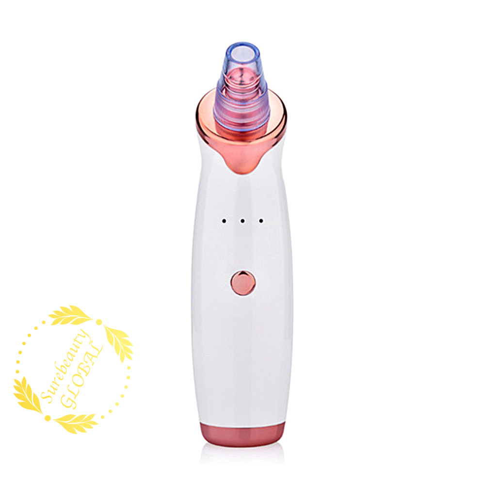 Rechargeable And Portable Blackhead Remover Pore Vacuum Suction Face Deep Cleaner Diamond Dermabrasion Face Cleaner Personal Use