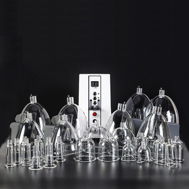 

Home Use Vacuum Therapy Body Shaping electric Cupping breast enlargement BOOTY massager device butt Lifting massage Beauty Machine With 35 CUPS