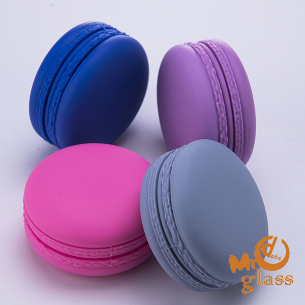 

Nonstick wax container macaron silicone container grade jars dab tool storage jar oil container oil holder