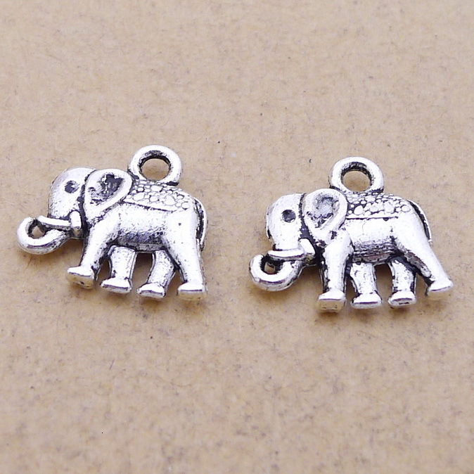 

A4018 Ancient Silver 200/ Package Alloy Elephant Ornaments Parts Group Diy Ornaments Parts 0.9 G