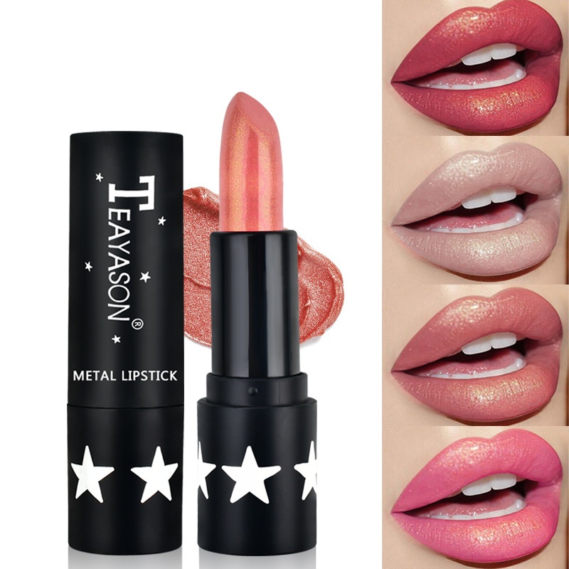 

2020 New Makeup Matte Lipsticks Waterproof Long Lasting Gloss Lips Sexy Red Lip Makeup Pearly Metal Lipsticks Lip Cosmetics, P135-02