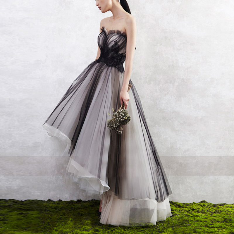 

New Arrival Chic High Low Prom Dresses 2019 Trendy Mix Color Puffy Tulle Elegant Lady Party Dress Pretty Formal Evening Dress, Khaki