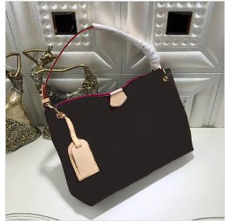 

Top quality women designer Genuine leather totes handbags bags women shoulder bag cross Body bags, Brown letter