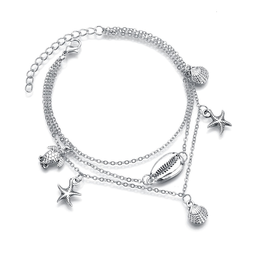 

Starfish Shell Tortoise Anklet Suit Concise Arrangement Feel Full Anklet Suit
