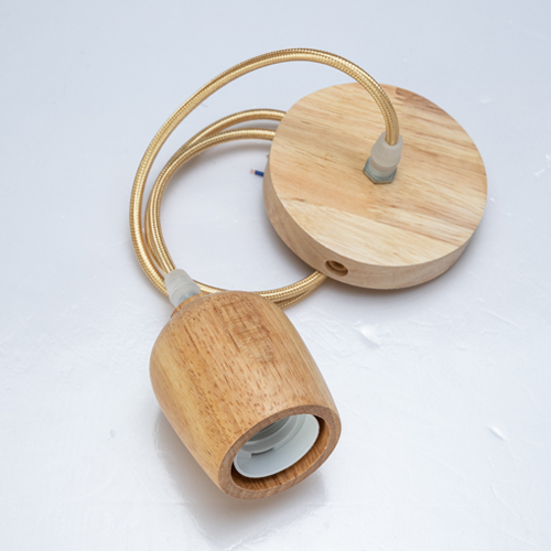Oak Ellipse Lampholder