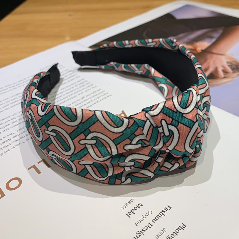 

Risyh Polka dot headband female letters sweet knotted headband hair accessories net red same paragraph wild face wash hair