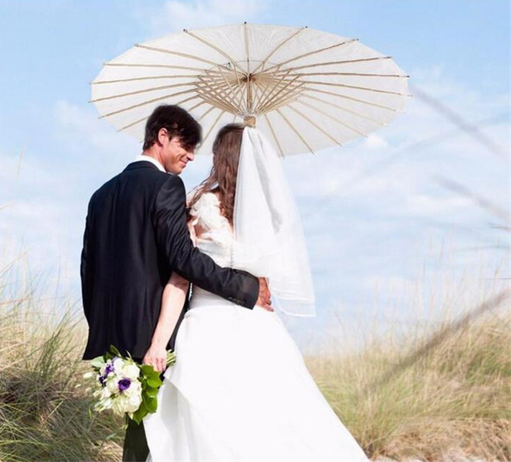 

Bridal Wedding Parasols White Paper Umbrellas Chinese Mini Craft Umbrella Diameter 20/30/40/60cm Wedding Umbrellas DHL FEDEX free