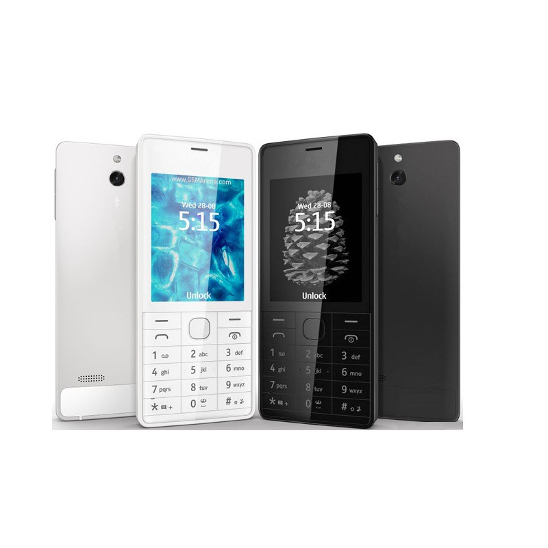 

Original Refurbished Nokia 515 2G 3G GSM 2.4" Cellphone Bluetooth Single Dual SIM 5MP Mobile Phone, Black