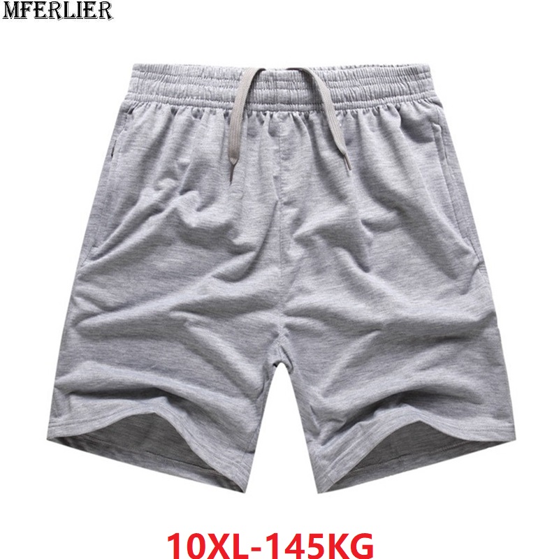 

summer large size shorts men cotton soprts shorts 7XL 8XL 10XL big sales cheap oversize Comfortable soft loose 150KG 66, Black
