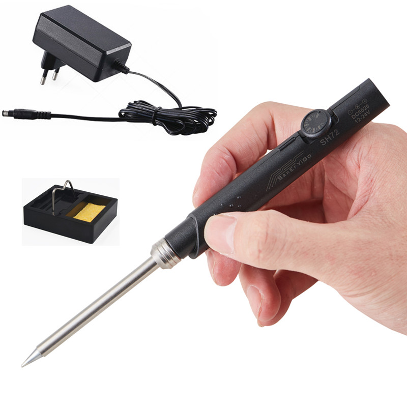 

New SH72 65W Soldering Iron Temperature Adjustable Solder Welding Station + 24V 3A Power Adapter