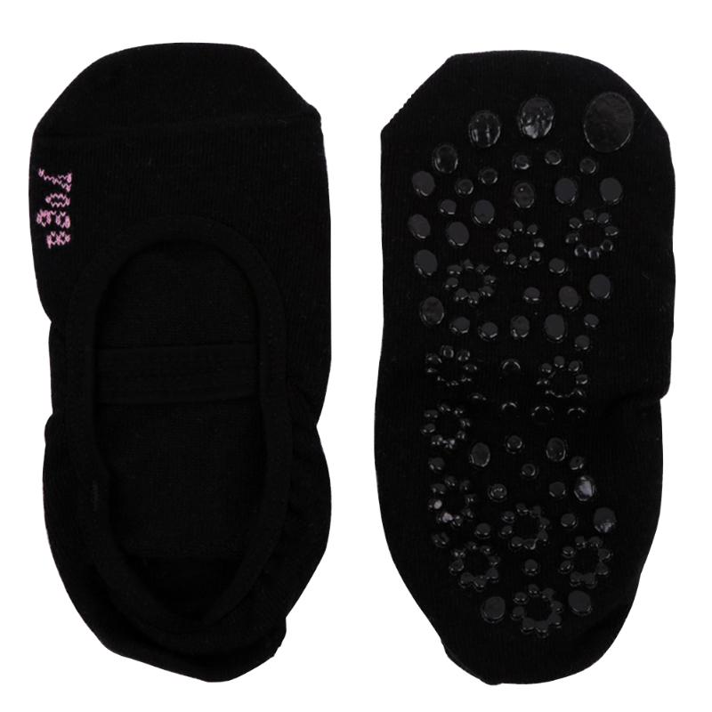 

Women Sweatproof Dance Sports Exercise Backless Yoga Socks Fitness Grips With Bandage Non Slip Breathable Soft Pilates Ballet, Black