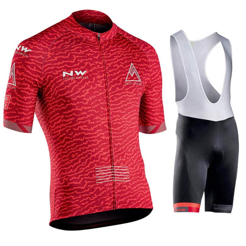 

2018 Men Short Sleeve Strap Bib Shorts Bicycle Cycling Jersey Summer Pro Team Outdoor Mountain Road Full Suits Uniform Clothes, As picture