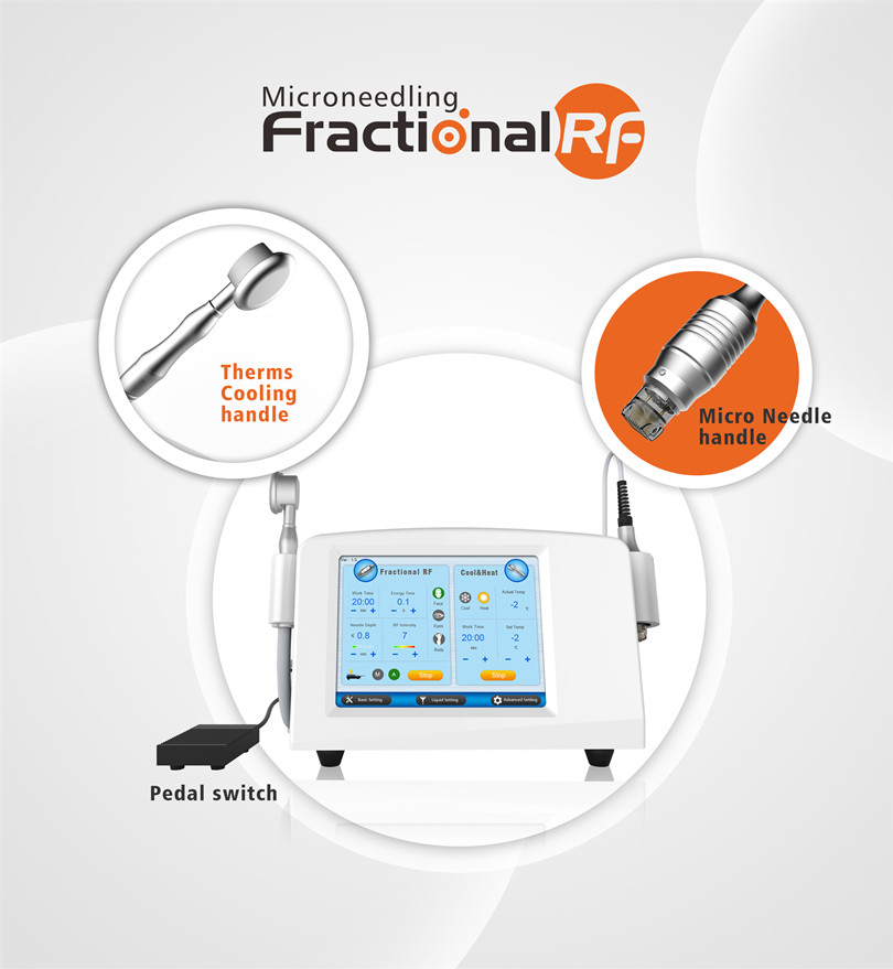 

Minimally Invasive Microneedling For Scar Removal Skin Tightening Spa Use Micro Needles Fractional RF Stretch Mark Removal Treatment Machine