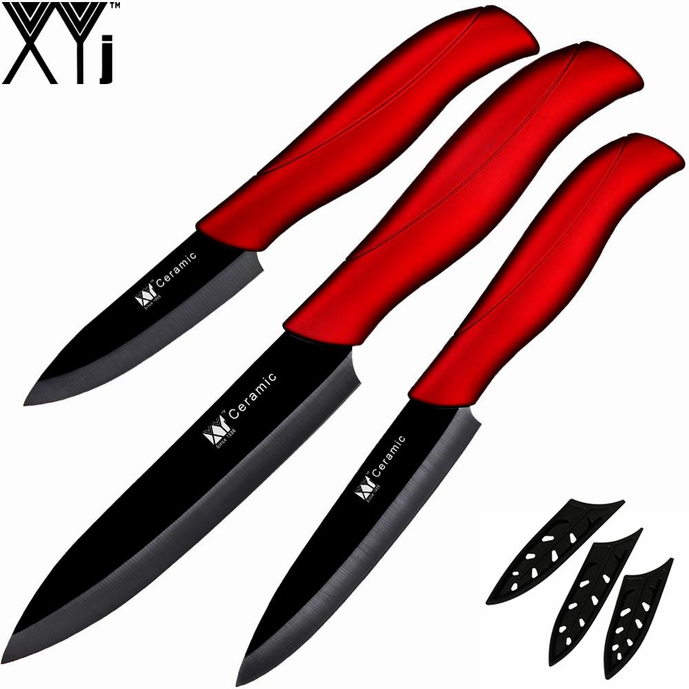 Ykc Ceramic Knife Set 3 Paring 4 Utility 5 Slicing Knife And