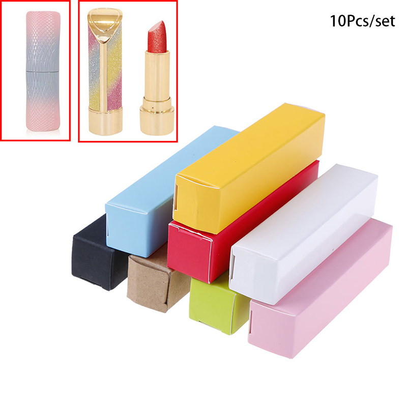 

10pc/lot 20*20*85mm Lip Tube Packaging Carton Box DIY Lipstick Tube Carton Tool