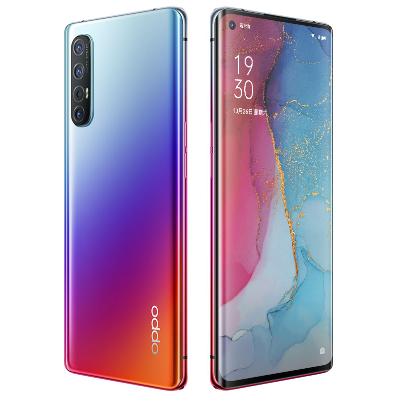 Original Oppo Reno 3 Pro 5G LTE Cell Phone 8GB RAM 128GB ROM Snapdragon 765G Octa Core Android 6.5" Full Screen 48.0MP Face ID Mobile Phone