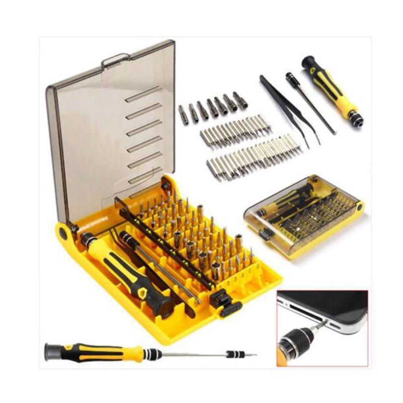 

46 In 1 Telecommunication Watch Repair Tool Compact Disassembly Combination Multi-Function Household Screwdriver Set