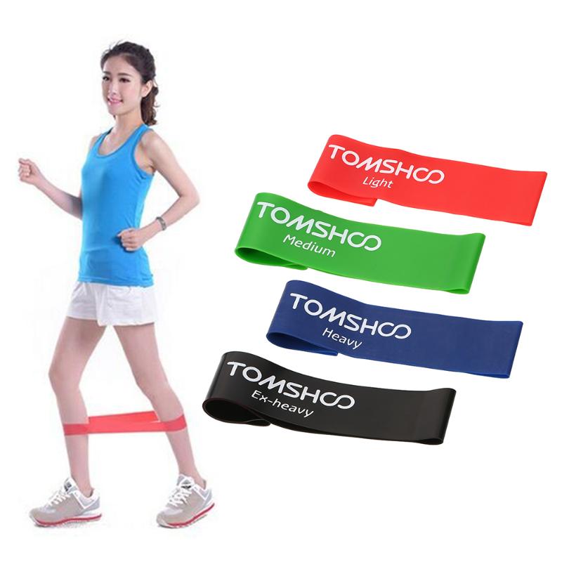 

TOMSHOO Fitness Rubber Bands Elastic Resistance Bands Set Yoga Workout Expander Exercise Training Loop Latex Home Gym Equipment