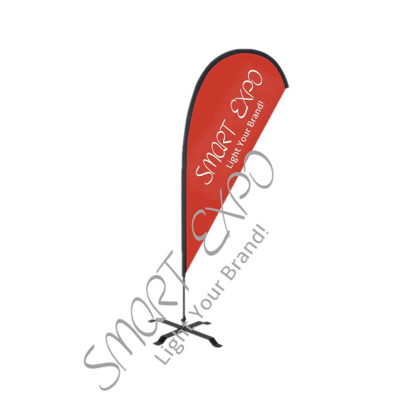 

5.5m Promotion Banner Flag for Indoor and Outdoor Event with Single or Double Printing Fabric Banner Portable Carry Bag