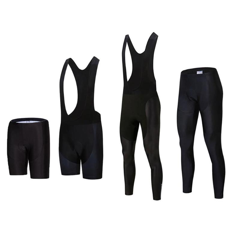 

Pure black Cycling Long Pants Cycling Bib pants shorts bib shorts Racing Bike Wear Ropa Ciclismo 9D GEL Pad