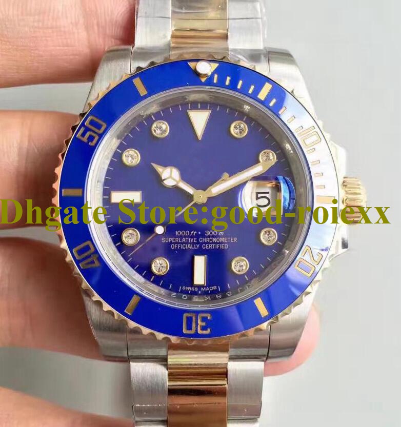 

Watches For Men Mens Automatic Cal.3135 Watches Real Wrapped 18k Gold Never Fade Steel Date 116613 Eta Noobf Factory Wristwatches V12 Water Resistant Waterproof, Box