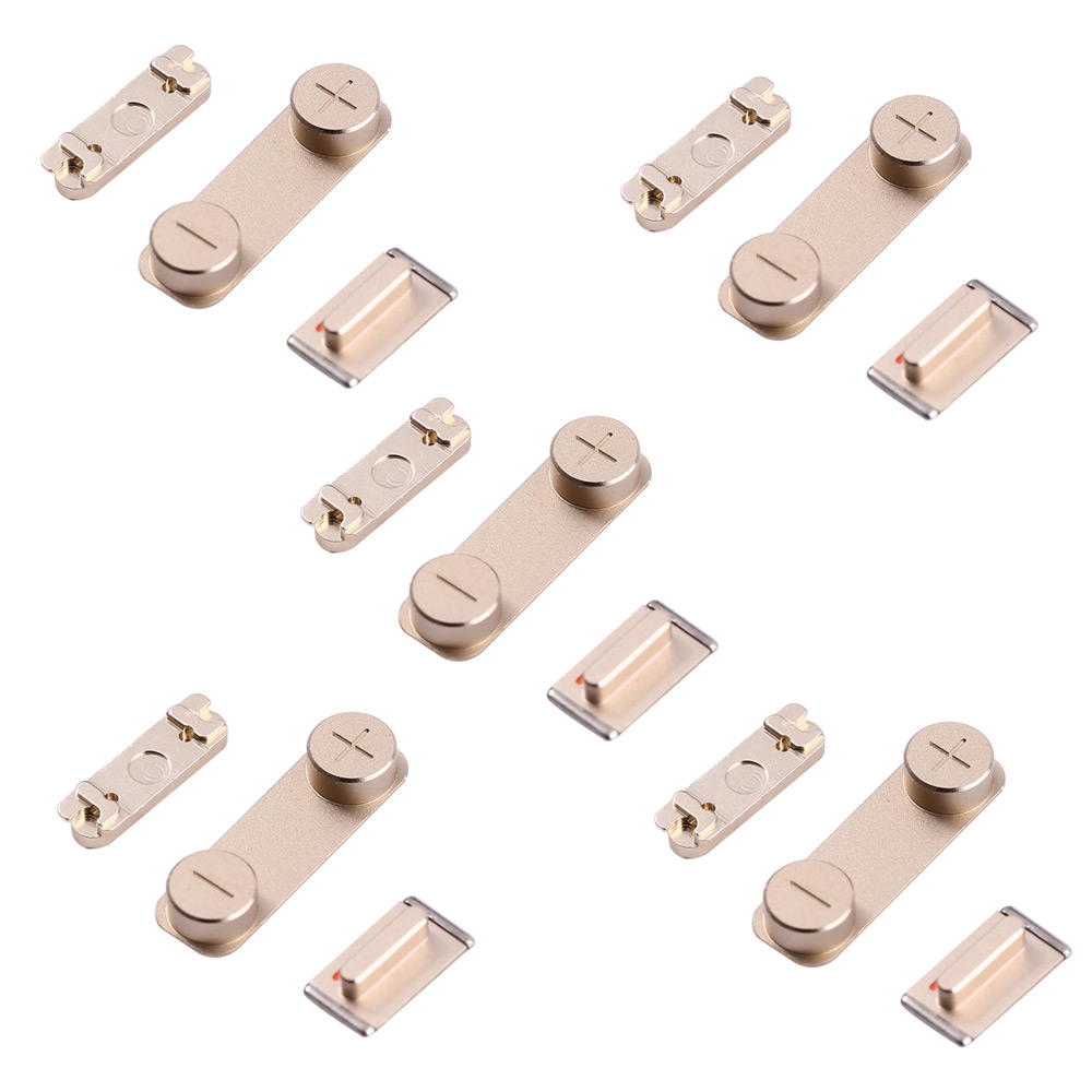 

5 Sets Power Volume Mute Side Button Repair Parts for iPhone 5S