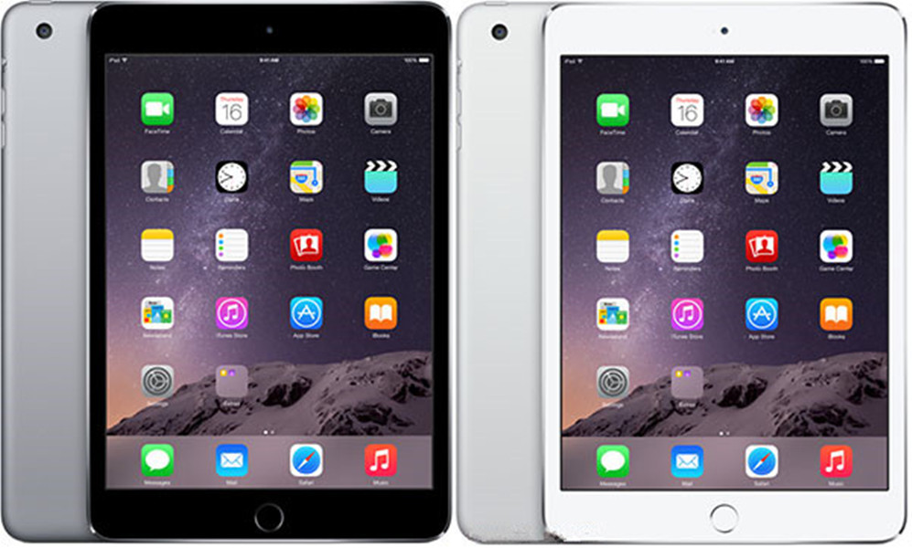 

2014 Refurbished Original Apple iPad Mini 3 WIFI + 3G Cellular 16GB 64GB 128GB 7.9 inch Retina Display IOS Dual Core A7 Chipset Tablet PC, Black