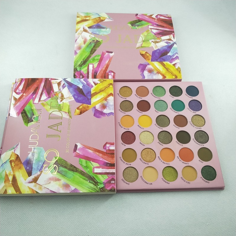 

New Hot Makeup moji so jaded 30 color eyeshadow palette waterroof makeup eye shadow palette free shipping, Multi