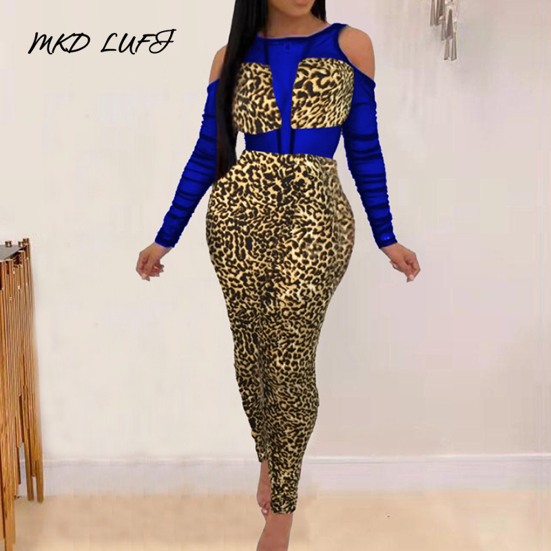 

Leopard Print Sexy Backless Skinny Rompers Women Jumpsuits Casual One Piece Overalls Streetwear, Black
