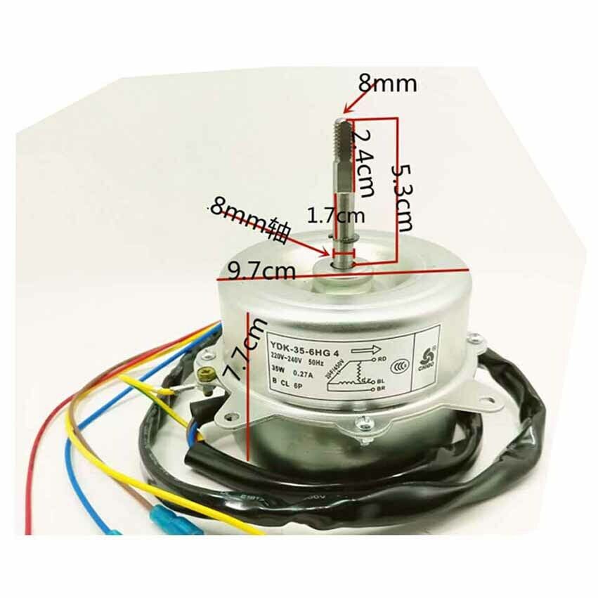 

Details about Air conditioner Fan motor machine YDK-35-6A YDK-35-6HG 4 35W