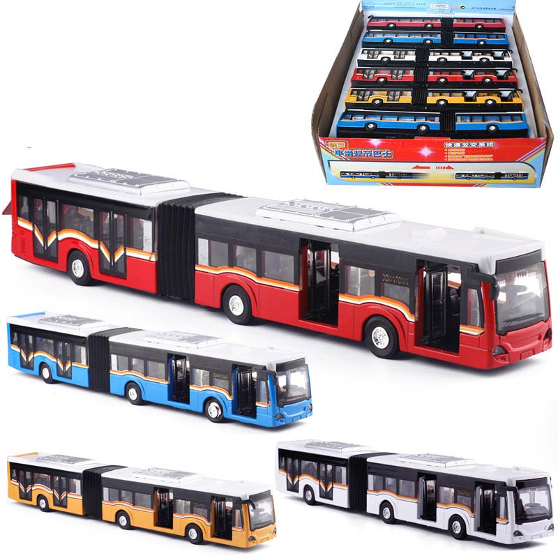 

1:50 alloy pull back double bus,high simulation city bus model,toy vehicles,metal diecasts,flashing & musical,free shipping