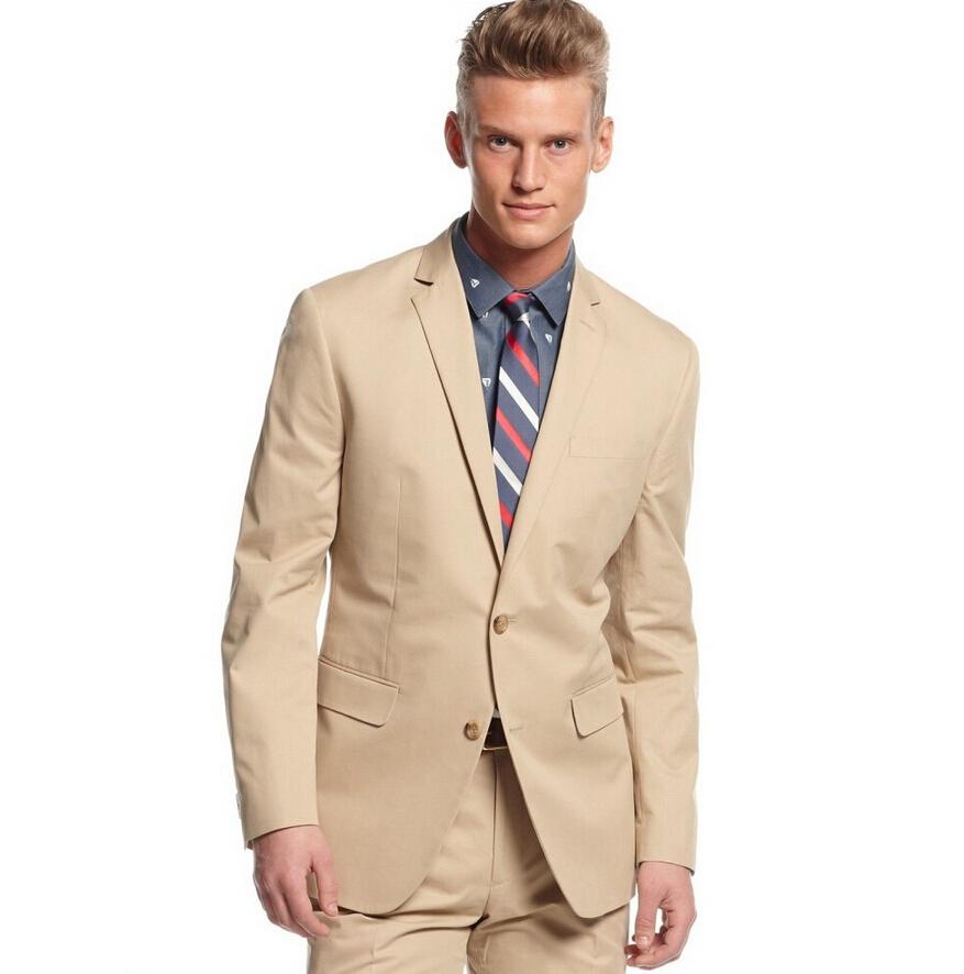 

Fashion Beige Groom Tuxedos Notch Lapel Slim Fit Groomsmen Wedding Tuxedos Popular Men Formal Blazer Prom Jacket Suit(Jacket+Pants+Tie) 325, Same as image