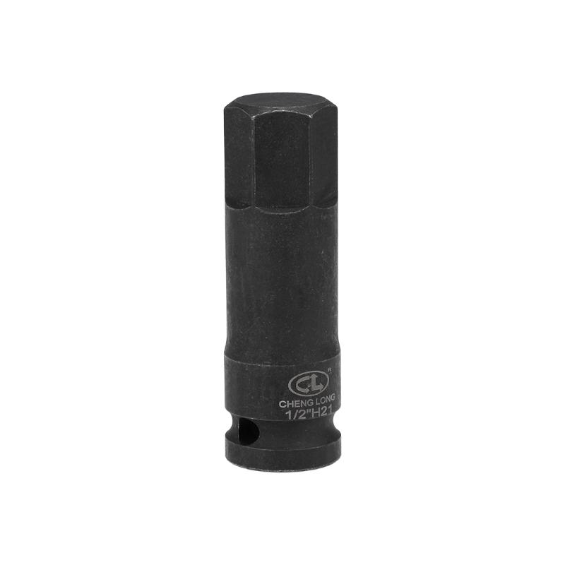 

uxcell 1/2-Inch Drive x 21mm Impact Hex Bit Socket, Metric 3" Length, Cr-Mo