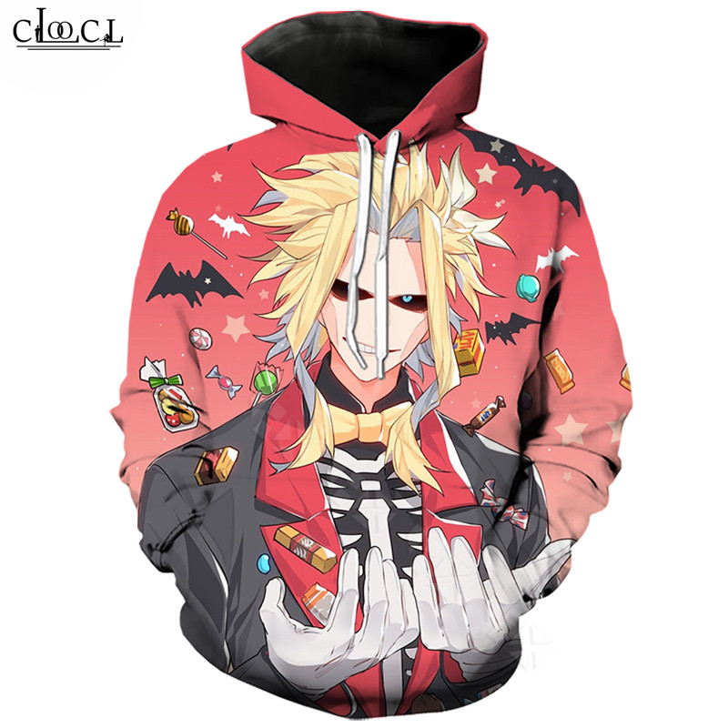 

new style anime girl my hero academia hoodie manga 3d print all might men women hooded pullovers fashion coat, Hoodie 1